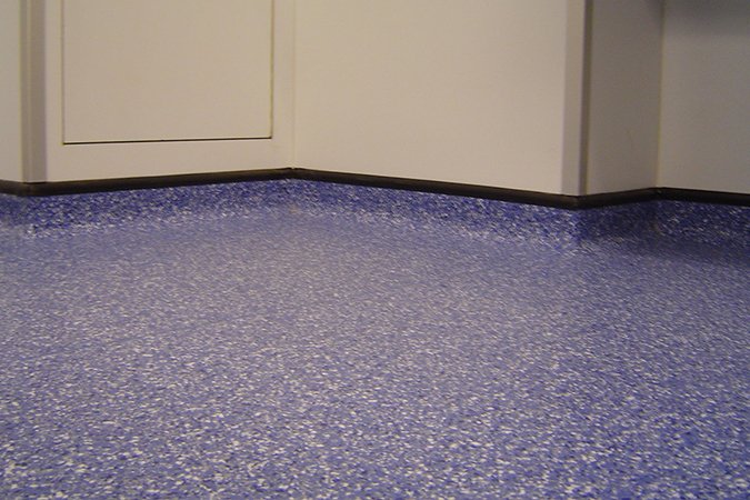 Vinyl vloer laten leggen paars
