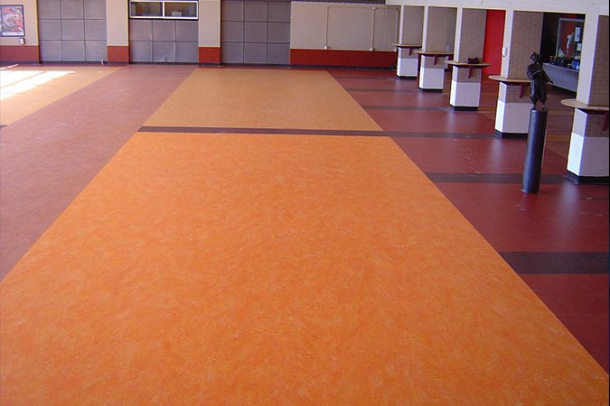 verschil linoleum en marmoleum oranje