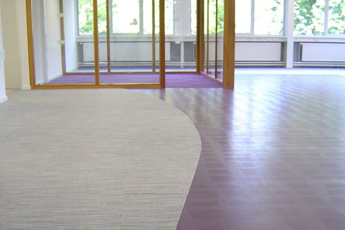 rubber vloer rubbervloer paars